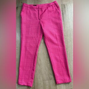 NWT Escada Houndstooth Print Straight Leg Pants - Size 40/US 10
